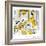 Hazel Cartoon-Ted Key-Framed Giclee Print