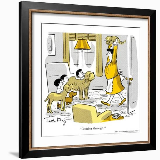 Hazel Cartoon-Ted Key-Framed Giclee Print