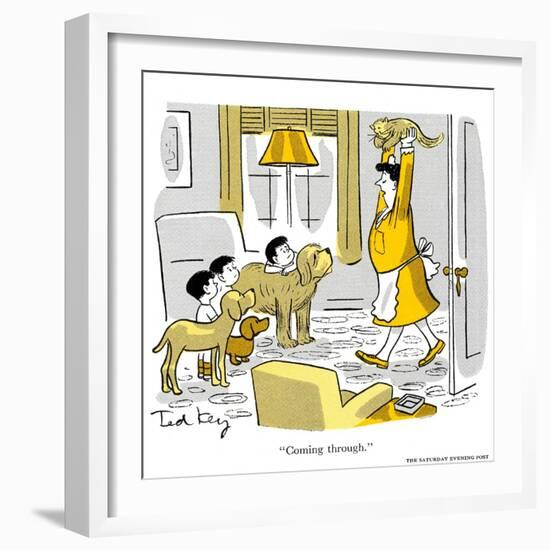 Hazel Cartoon-Ted Key-Framed Giclee Print