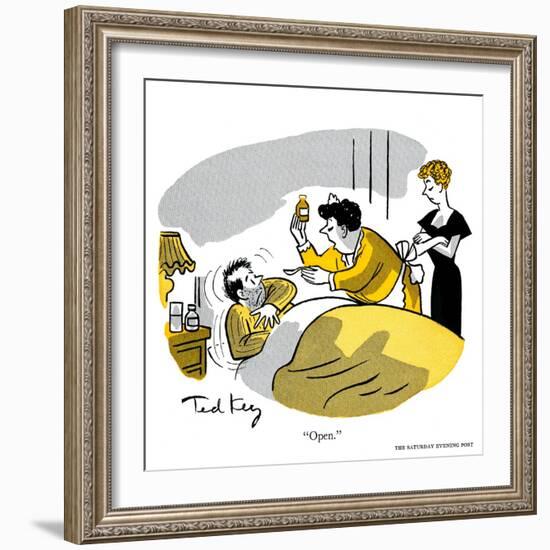 Hazel Cartoon-Ted Key-Framed Giclee Print