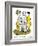 Hazel Cartoon-Ted Key-Framed Giclee Print