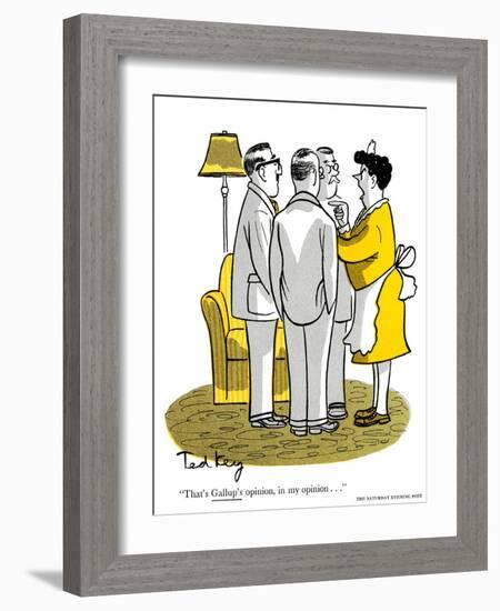 Hazel Cartoon-Ted Key-Framed Giclee Print