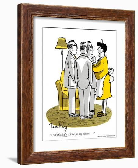 Hazel Cartoon-Ted Key-Framed Giclee Print