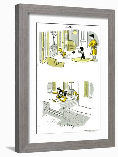 Hazel Cartoon-Ted Key-Framed Giclee Print