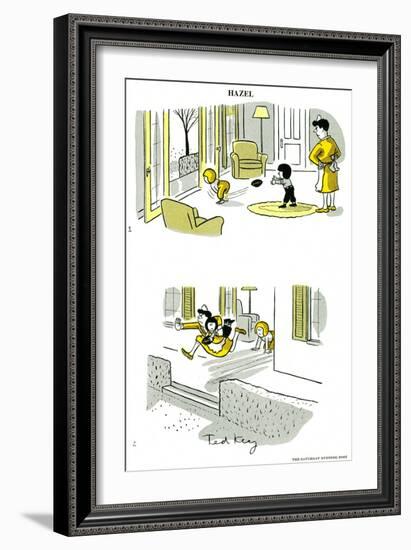 Hazel Cartoon-Ted Key-Framed Giclee Print