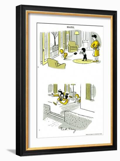 Hazel Cartoon-Ted Key-Framed Giclee Print