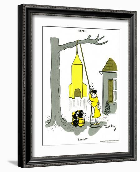 Hazel Cartoon-Ted Key-Framed Giclee Print