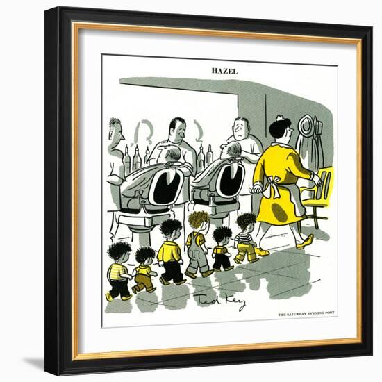 Hazel Cartoon-Ted Key-Framed Giclee Print