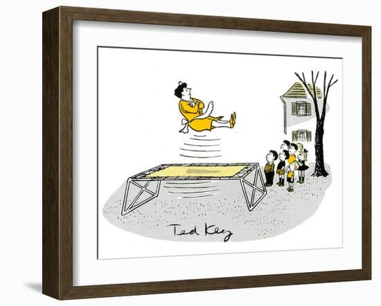 Hazel Cartoon-Ted Key-Framed Giclee Print