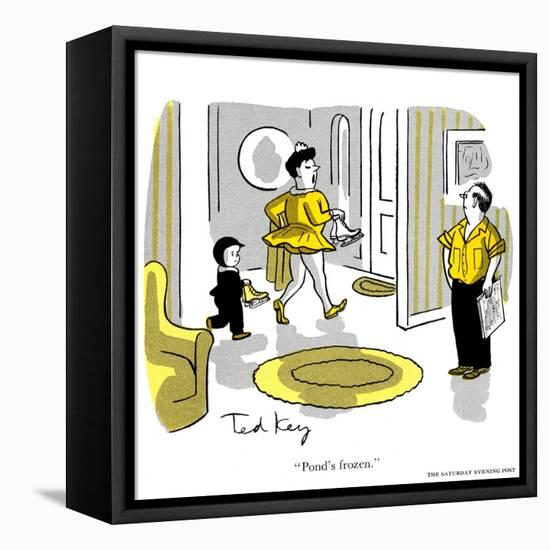 Hazel Cartoon-Ted Key-Framed Premier Image Canvas