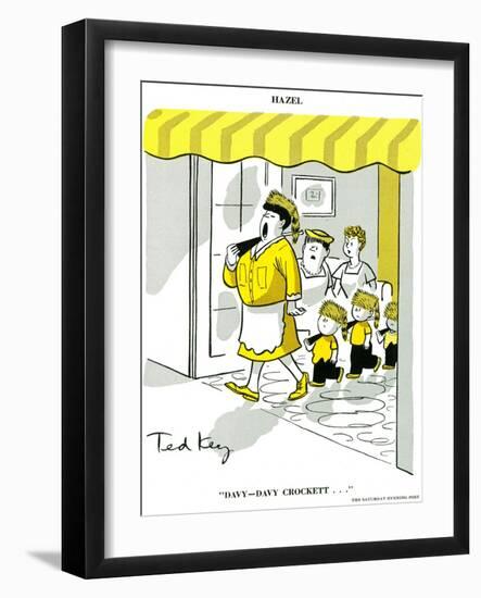 Hazel Cartoon-Ted Key-Framed Giclee Print