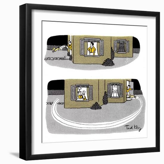 Hazel Cartoon-Ted Key-Framed Giclee Print