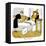 Hazel Cartoon-Ted Key-Framed Premier Image Canvas