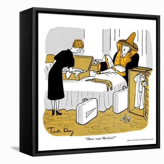 Hazel Cartoon-Ted Key-Framed Premier Image Canvas