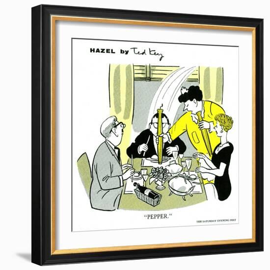 Hazel Cartoon-Ted Key-Framed Giclee Print