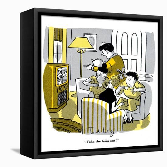 Hazel Cartoon-Ted Key-Framed Premier Image Canvas