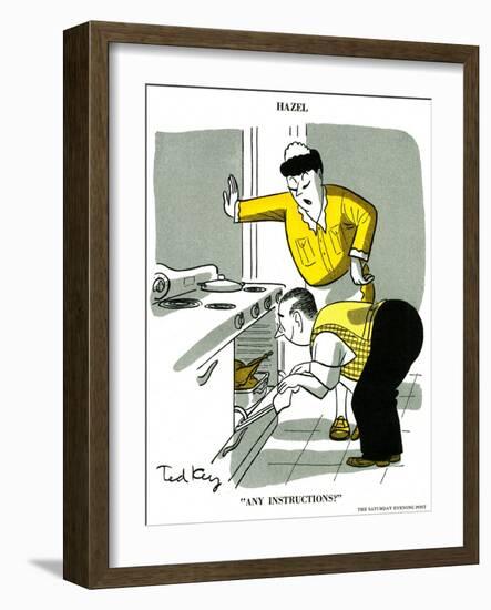 Hazel Cartoon-Ted Key-Framed Giclee Print