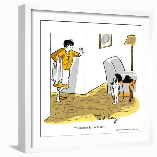 Hazel Cartoon-Ted Key-Framed Giclee Print