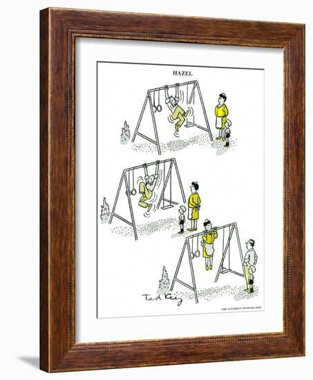 Hazel Cartoon-Ted Key-Framed Giclee Print