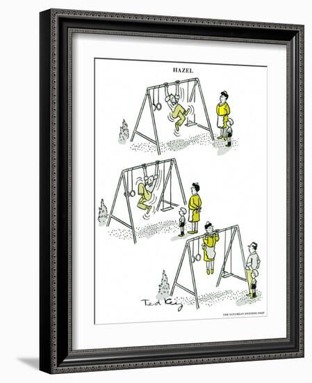 Hazel Cartoon-Ted Key-Framed Giclee Print