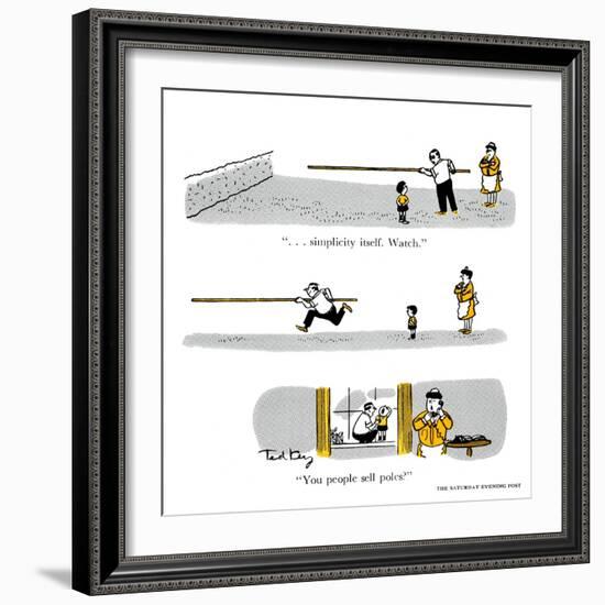 Hazel Cartoon-Ted Key-Framed Giclee Print