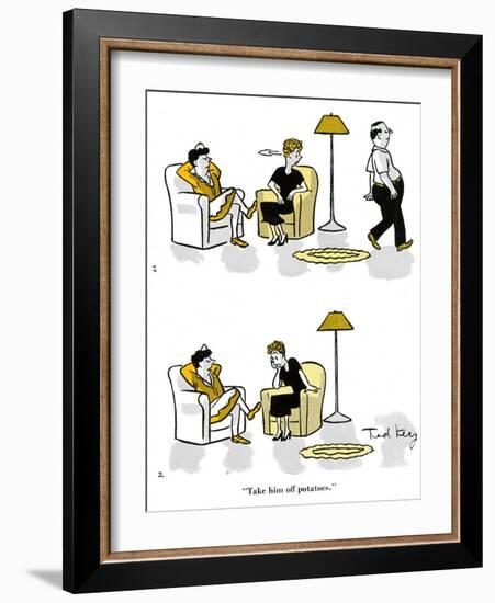 Hazel Cartoon-Ted Key-Framed Giclee Print