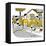 Hazel Cartoon-Ted Key-Framed Premier Image Canvas