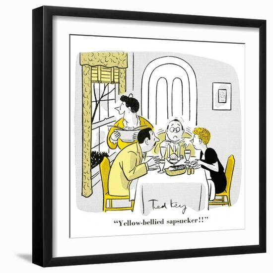 Hazel Cartoon-Ted Key-Framed Giclee Print