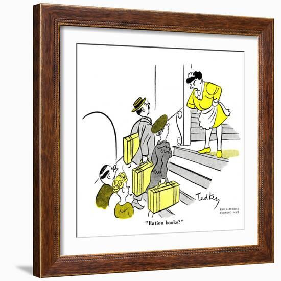 Hazel Cartoon-Ted Key-Framed Giclee Print