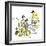 Hazel Cartoon-Ted Key-Framed Giclee Print