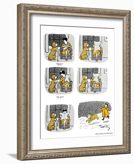 Hazel Cartoon-Ted Key-Framed Giclee Print