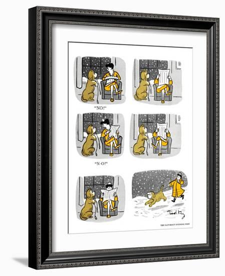 Hazel Cartoon-Ted Key-Framed Giclee Print