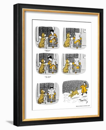 Hazel Cartoon-Ted Key-Framed Giclee Print