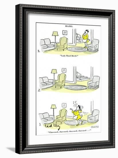 Hazel Cartoon-Ted Key-Framed Giclee Print