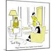 Hazel Cartoon-Ted Key-Mounted Giclee Print