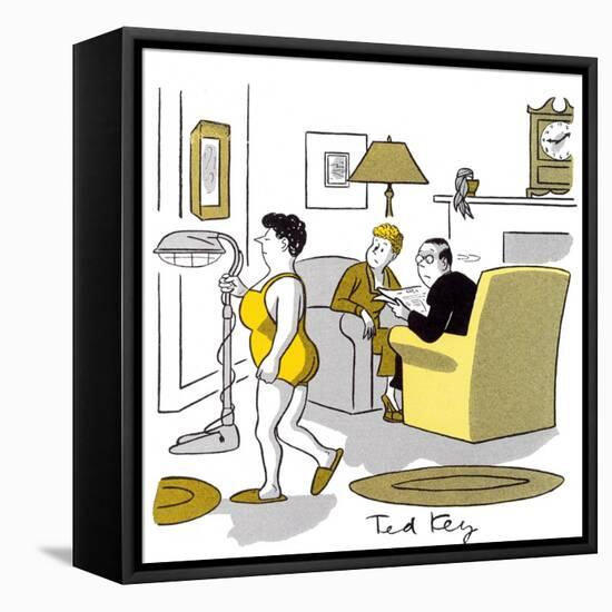 Hazel Cartoon-Ted Key-Framed Premier Image Canvas