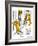 Hazel Cartoon-Ted Key-Framed Giclee Print