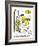 Hazel Cartoon-Ted Key-Framed Giclee Print