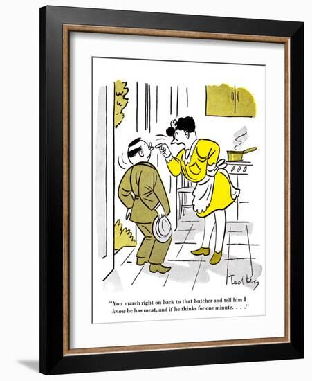 Hazel Cartoon-Ted Key-Framed Giclee Print