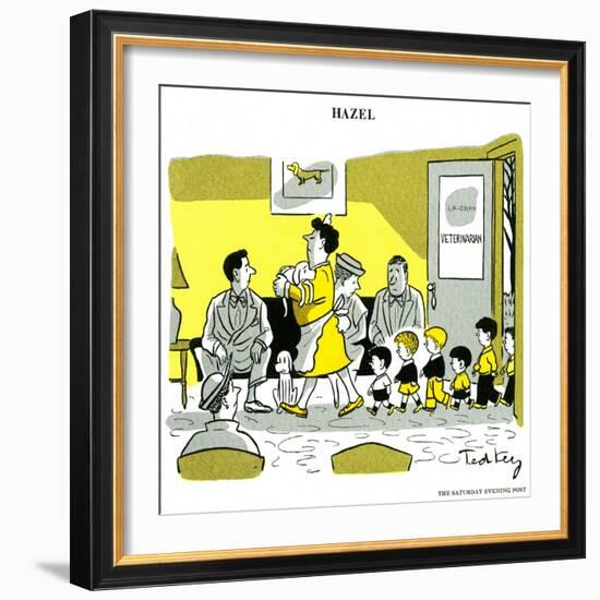 Hazel Cartoon-Ted Key-Framed Giclee Print