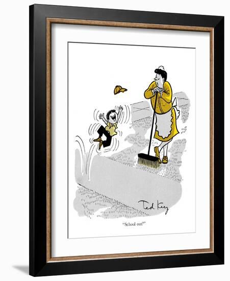 Hazel Cartoon-Ted Key-Framed Giclee Print