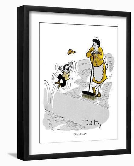 Hazel Cartoon-Ted Key-Framed Giclee Print