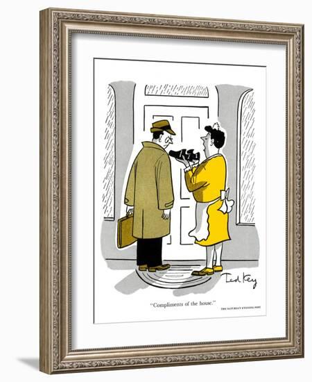 Hazel Cartoon-Ted Key-Framed Giclee Print