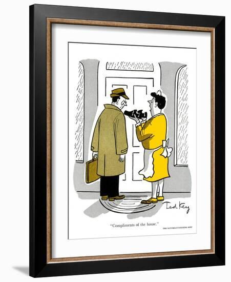 Hazel Cartoon-Ted Key-Framed Giclee Print