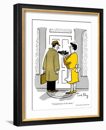 Hazel Cartoon-Ted Key-Framed Giclee Print