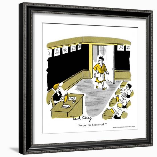 Hazel Cartoon-Ted Key-Framed Giclee Print