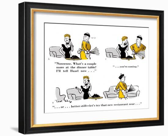 Hazel Cartoon-Ted Key-Framed Giclee Print