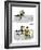 Hazel Cartoon-Ted Key-Framed Giclee Print