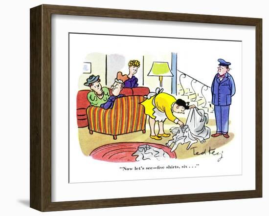 Hazel Cartoon-Ted Key-Framed Giclee Print