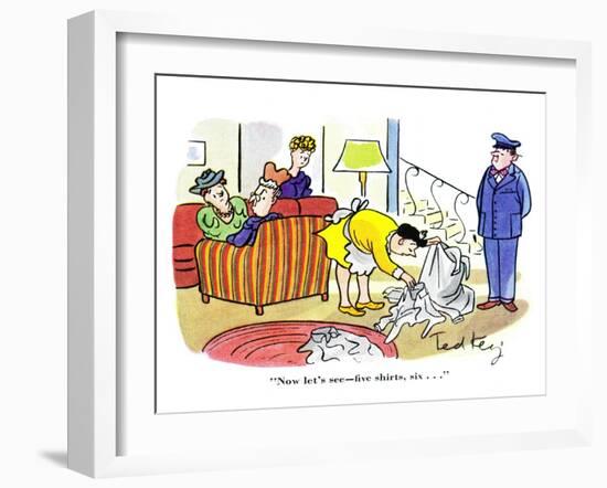 Hazel Cartoon-Ted Key-Framed Giclee Print